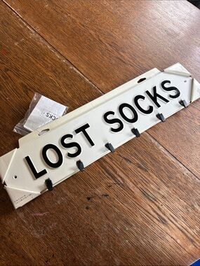 Lost Socks Sign Hearth and Hand Magnolia NWT